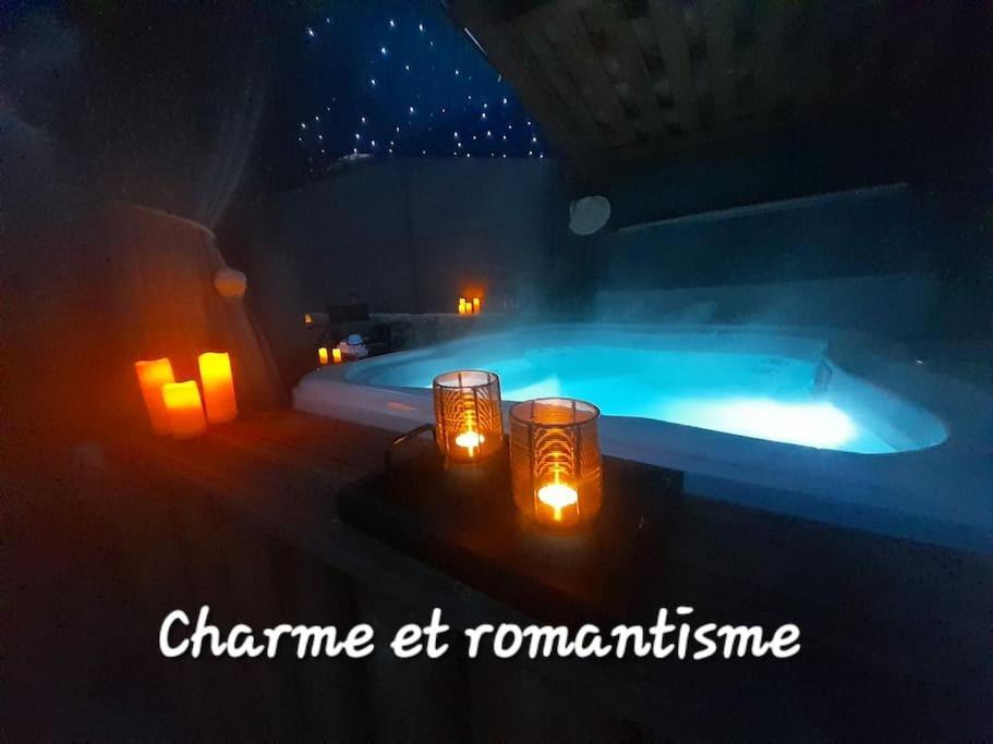 L'Antre Deux Pierres, Romantisme, Jacuzzi Exterieur, Plateau Dinatoire Bouyon Bagian luar foto